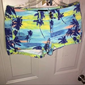 American Eagle beach Palm Tree Shorts